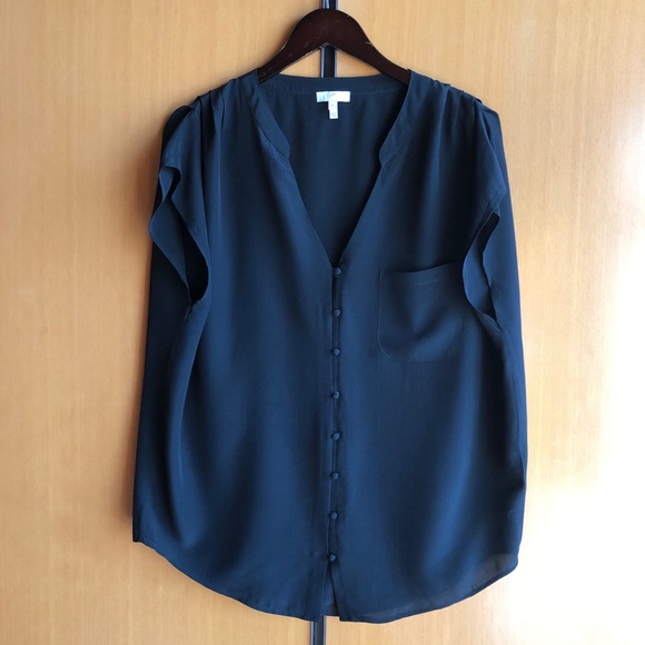 Joie Tops - Joie Silk Black Blouse
